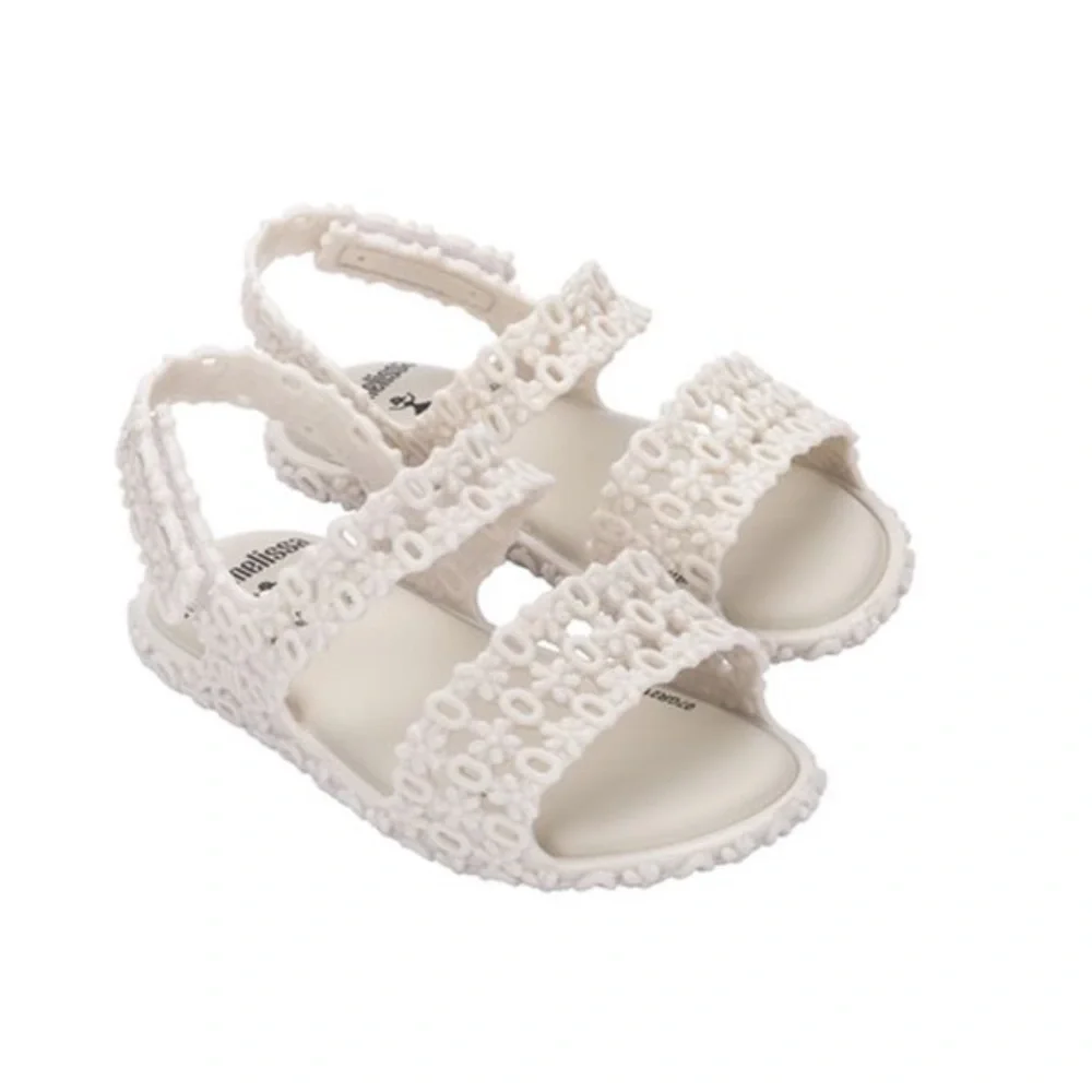 Mini Melissa Girl's Panc Sandals Beige